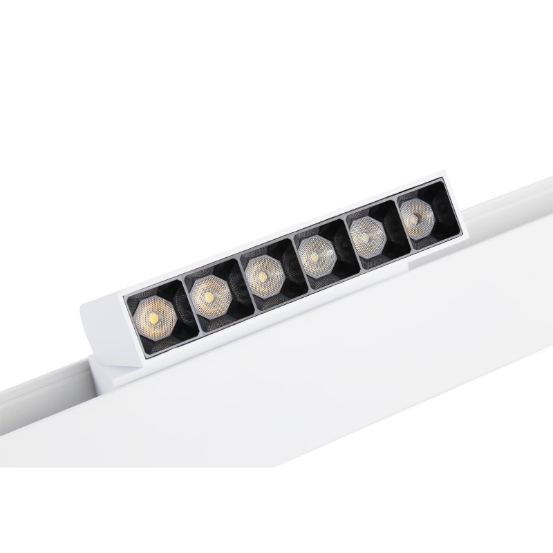Faretto Lineare Orientabile Magnetico 48V | 6W |  UGR | Bianco