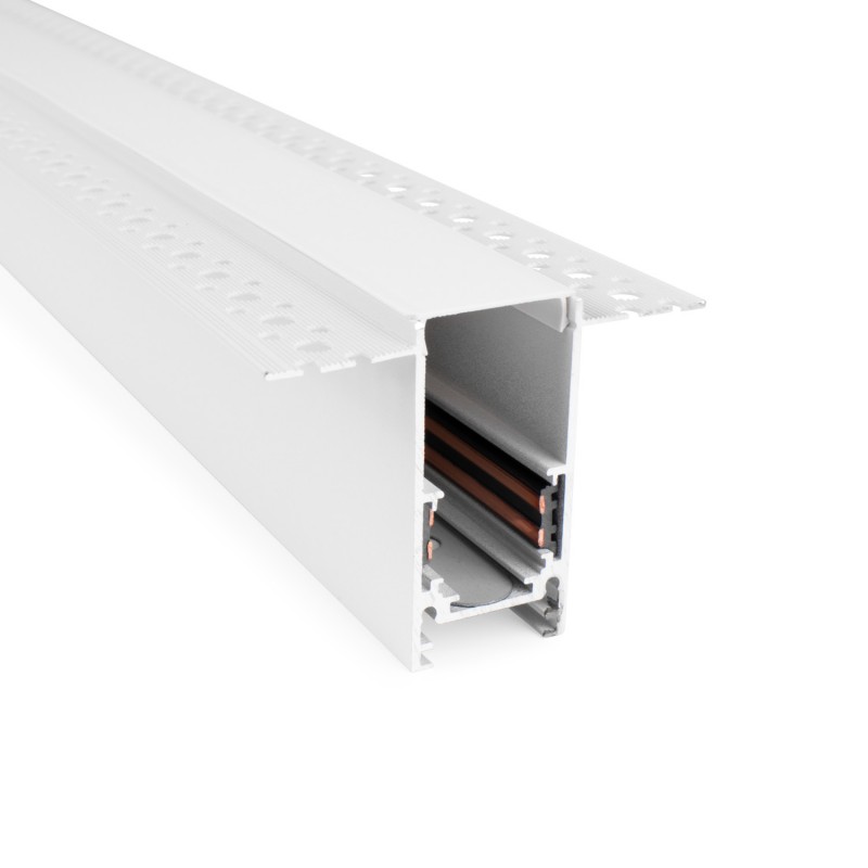 2 Meter Magnetschiene verdeckt | 48v | Weiß