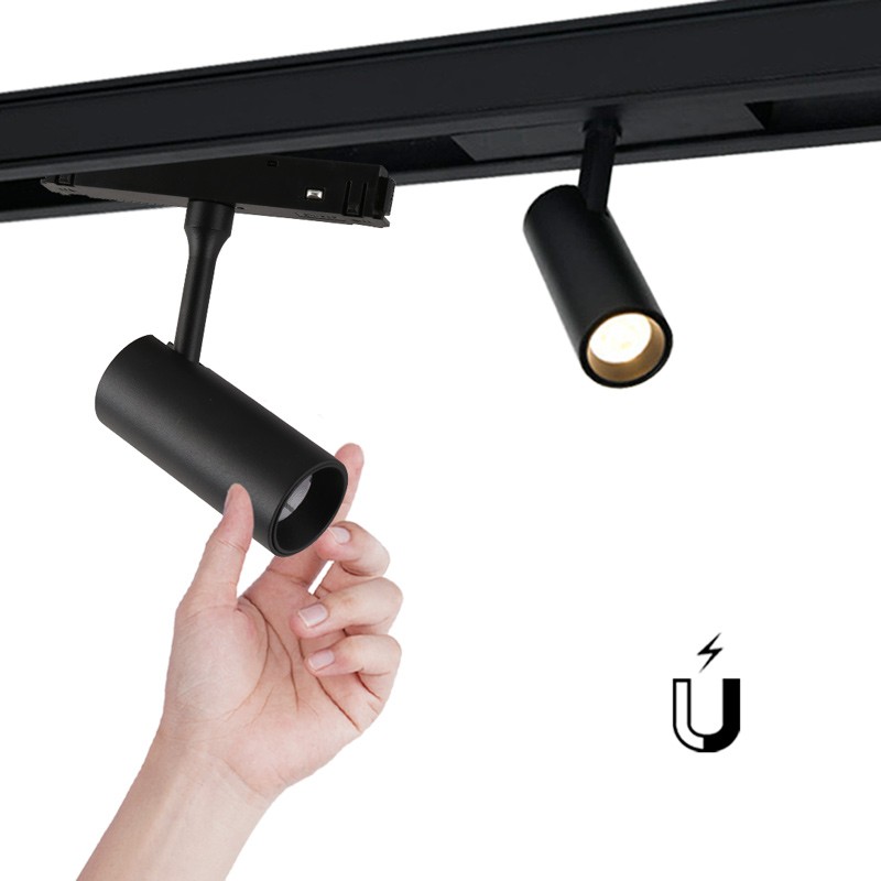 Faretto Spotlight magnetico 6w | Nero