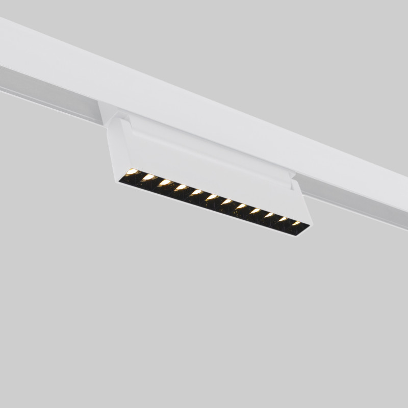 Faretto Lineare Orientabile Magnetico 48V | 12W |  UGR | Bianco | Chip Osram