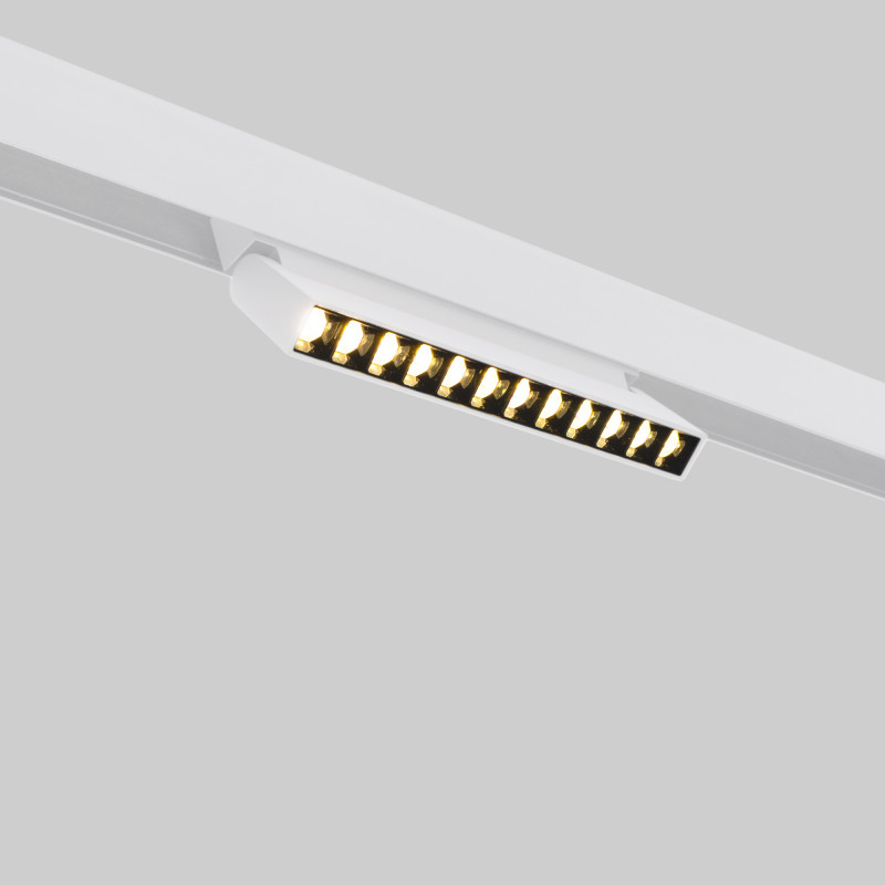 Faretto Lineare Orientabile Magnetico 48V | 12W |  UGR | Bianco | Chip Osram
