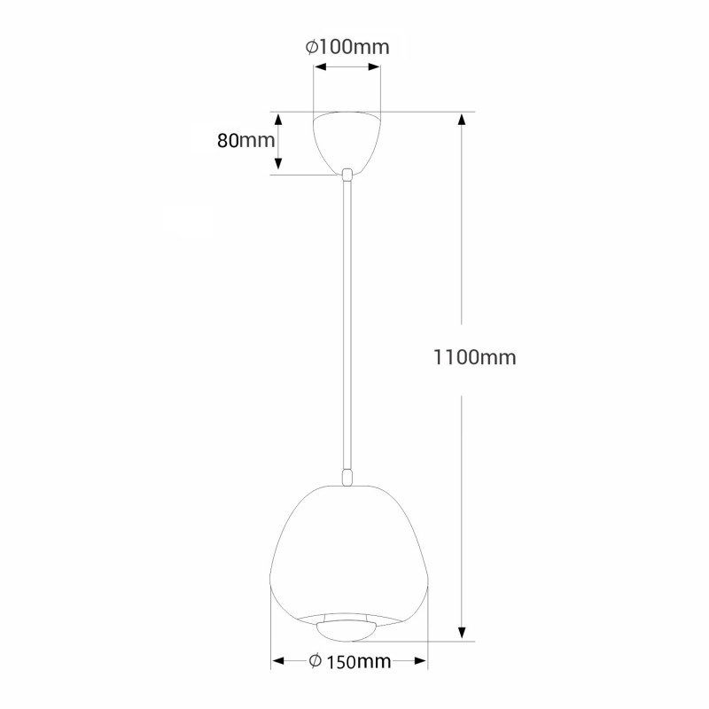 Lampada a Sospensione Design "Giulia"