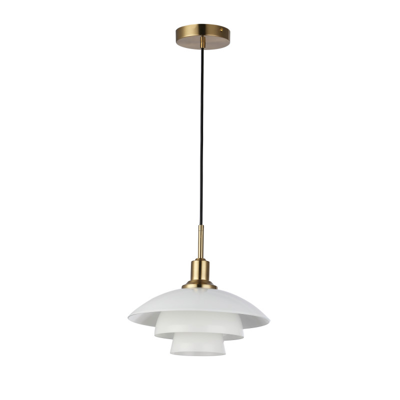 Marthin Pendelleuchte aus Aluminium und Glas