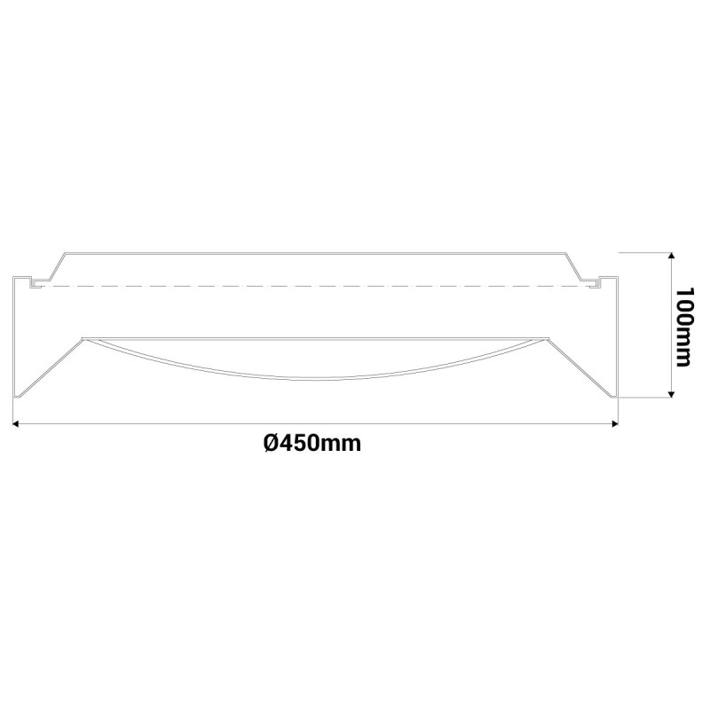 Lampada LED ADRO Bianca con Dettaglio in Legno | 28w