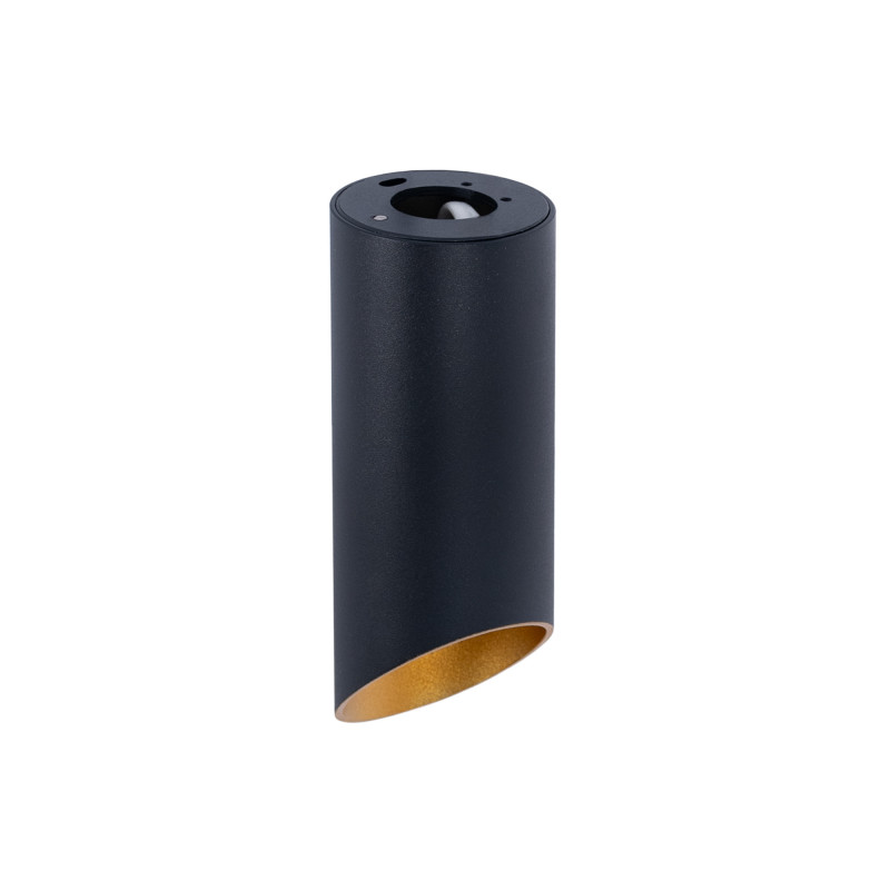 Applique soffitto smussato in tubo 15cm