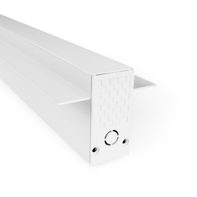 Binario da incasso Magnetico di 2 Metri | 48v | Bianco