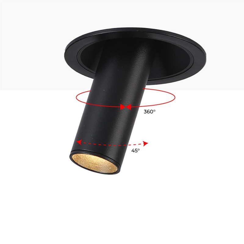 LED-Strahler Einbaustrahler verstellbar SIL | 100mm | 7W | ZOOM