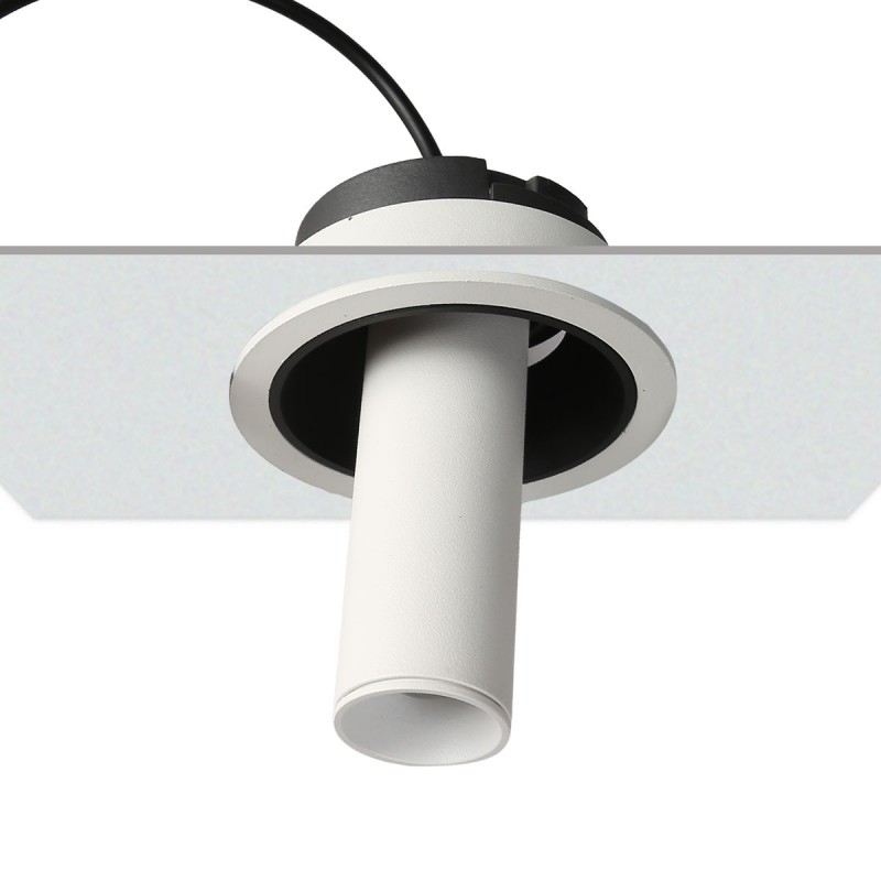 LED-Strahler Einbaustrahler verstellbar SIL | 100mm | 7W | ZOOM