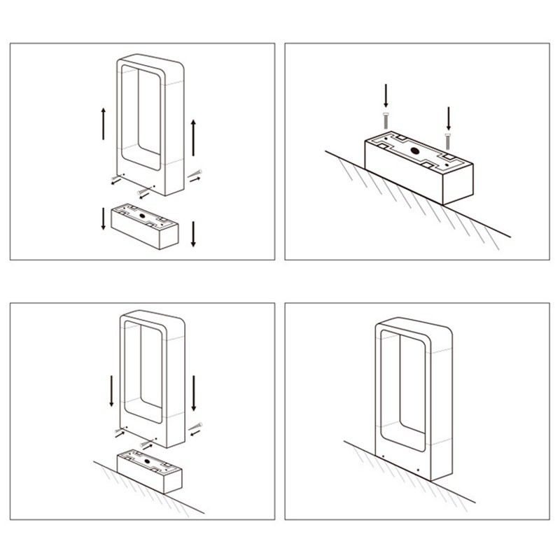 Mini-Bogengartenlampe 7w | IP65