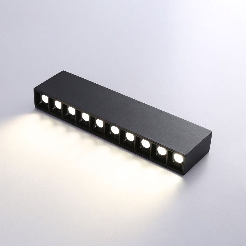 LED-Aufbaustrahler | Schwarz | 20W | UGR18