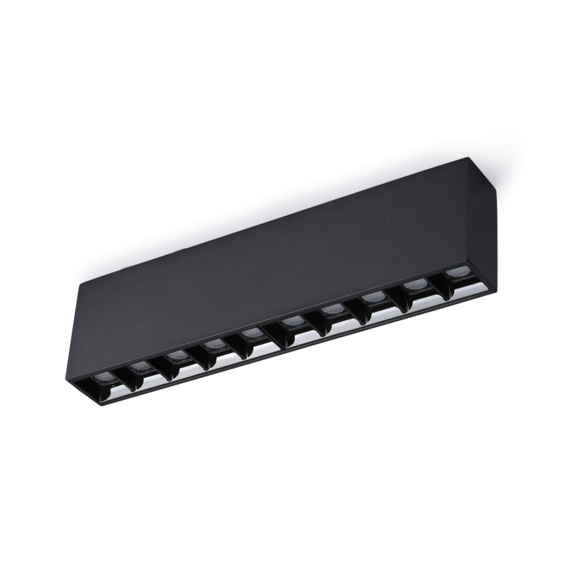 LED-Aufbaustrahler | Schwarz | 20W | UGR18