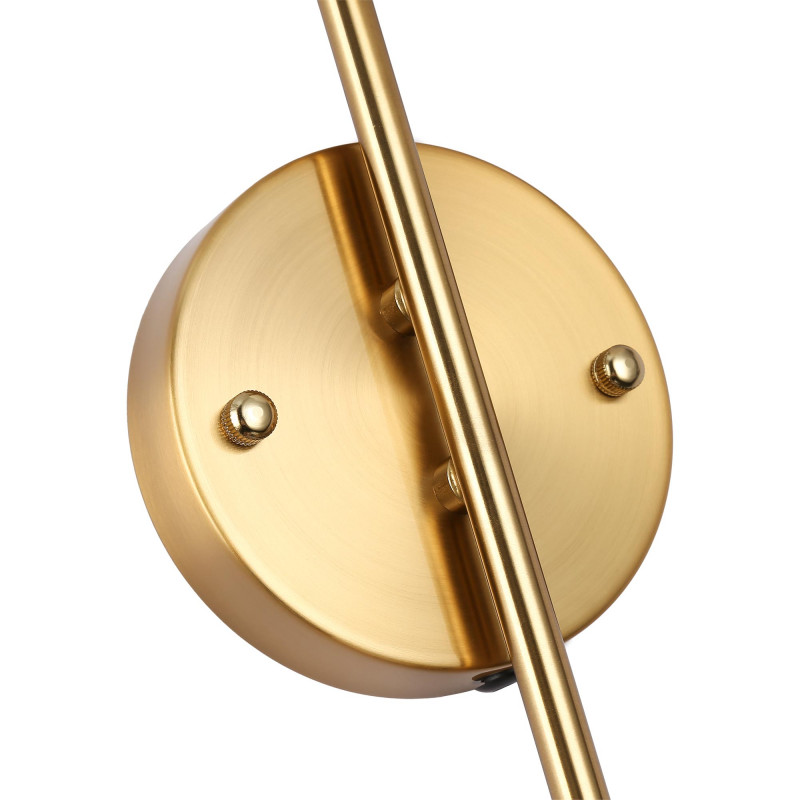 Applique da parete Doppia Sfera Gemini Oro