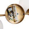 Applique da parete Doppia Sfera Gemini Oro