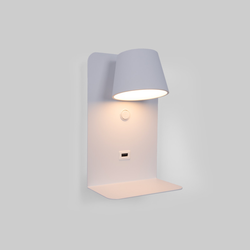 Applique da Parette da Lettura con USB NOVA | 6W