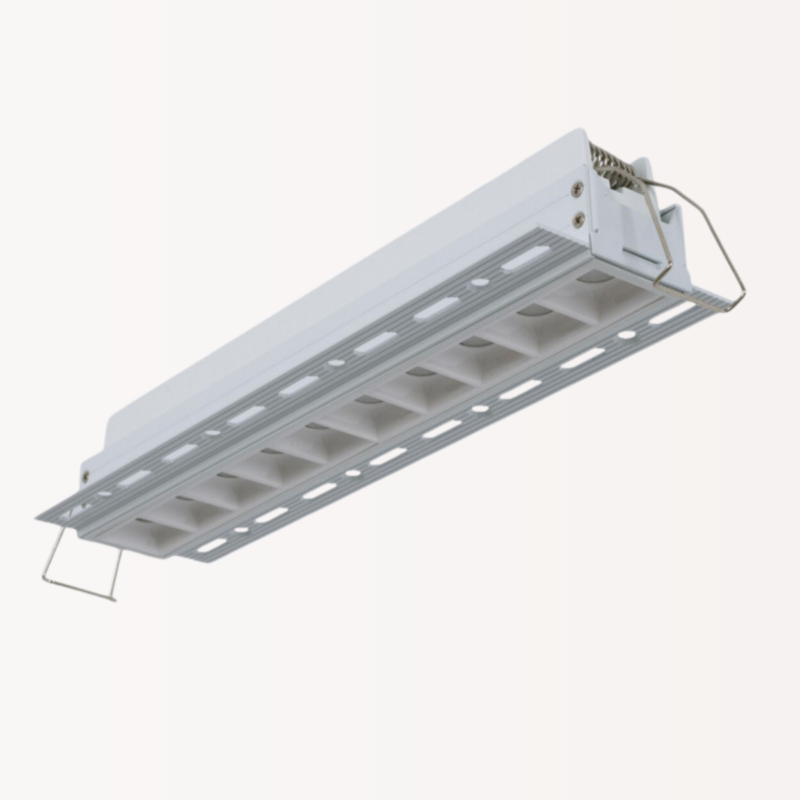 Linearer LED-Einbaustrahler | UGR 18 | 20w