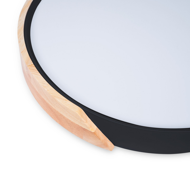 Plafoniera LED | Circolare | CCT in Legno 36w ø 500mm