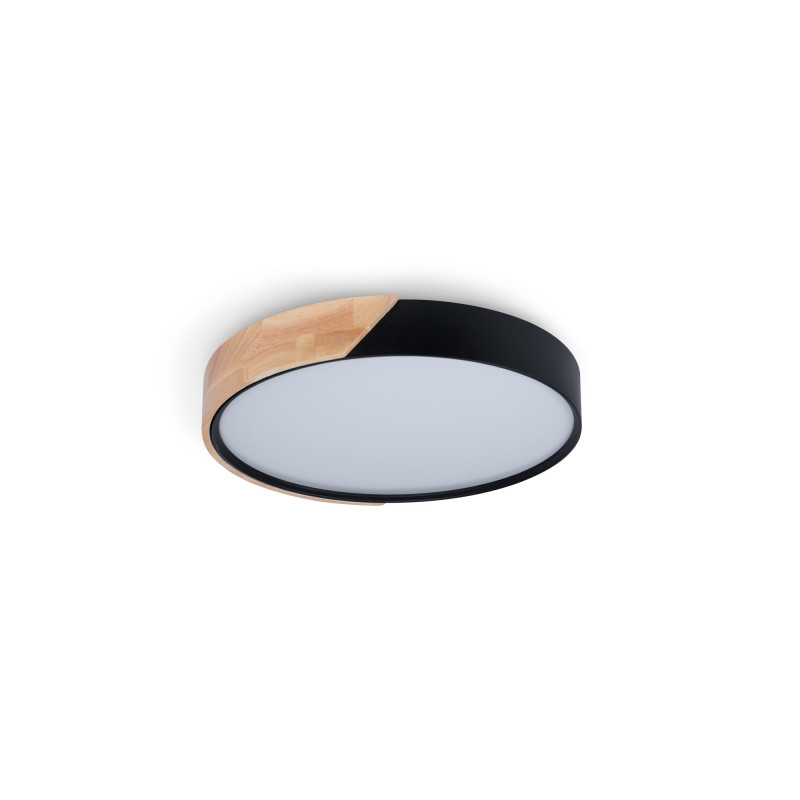 Plafoniera LED | Circolare | CCT in Legno 36w ø 500mm
