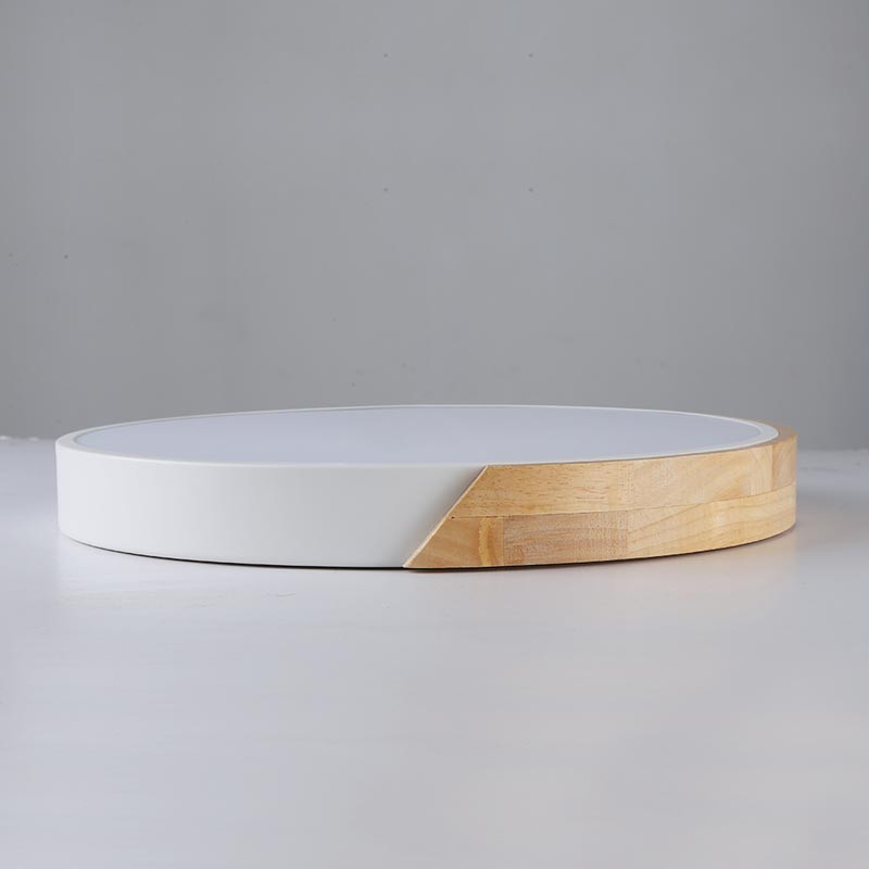 Plafoniera LED | Circolare | CCT in Legno 36w ø 500mm