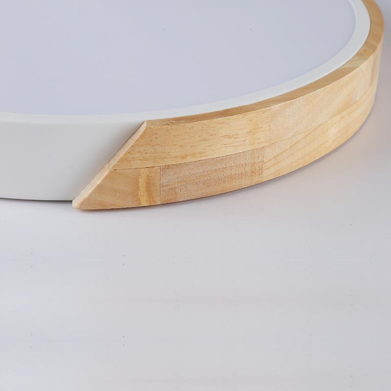 Plafoniera LED | Circolare | CCT in Legno 36w ø 500mm