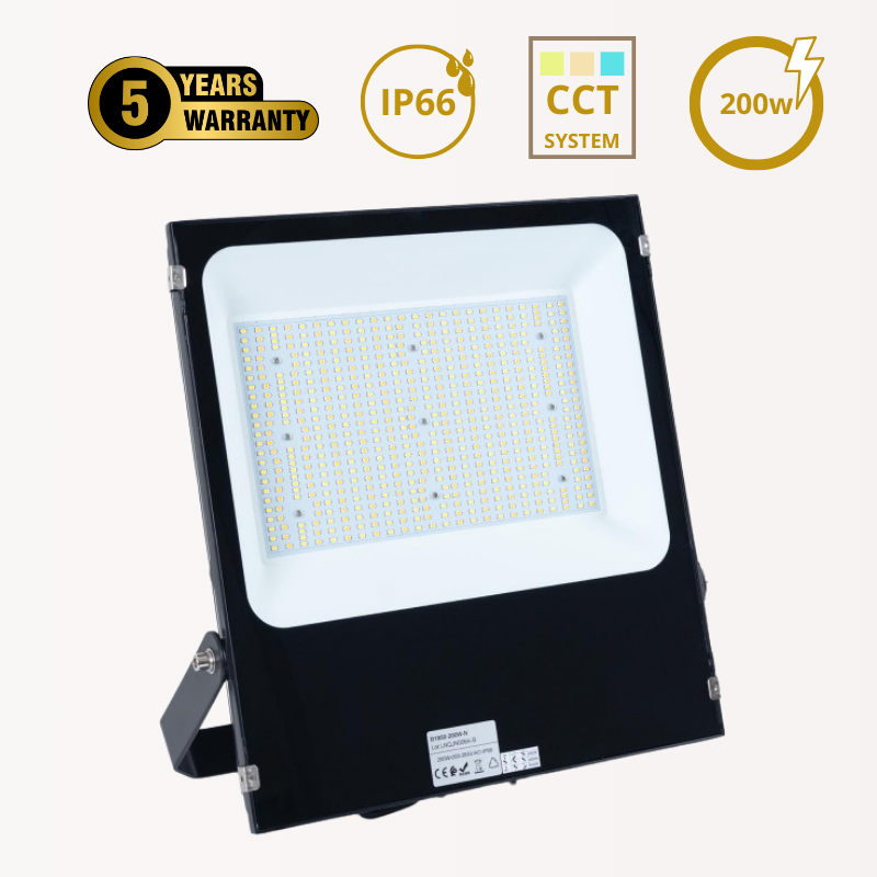 Poriettore LED da Esterno 200W | CCT | PREMIUM | IP66