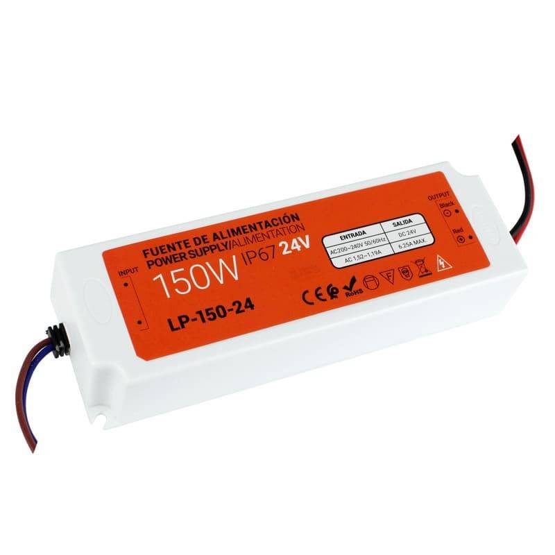 Wasserdichte Stromversorgung 24V DC | 150W | IP67 | 6,25A