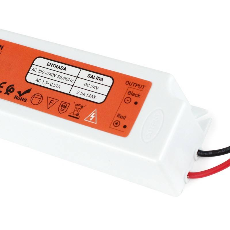Wasserdichtes Netzgerät 24V DC | 60W | IP67
