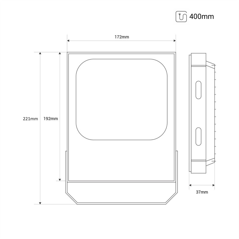 Poriettore LED da Esterno 35W | CCT | PREMIUM | IP66