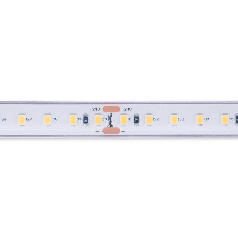 LED-Streifen 24V DC einfarbig | 9,6W/m | IP68 | 12mm | 10-20mt