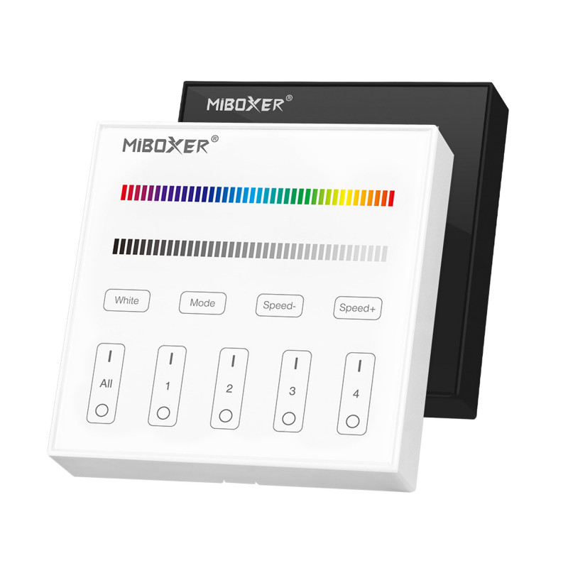 Touch RGB- und RGBW-Fernbedienung MiLight | 4 Zonen | Weiß