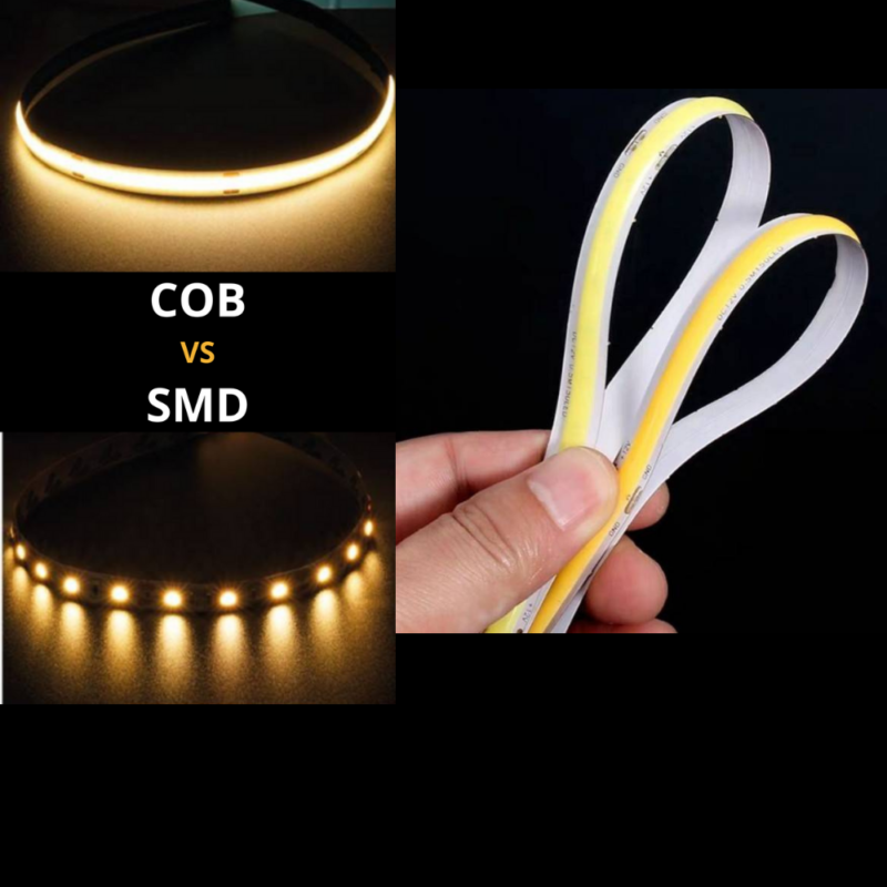 COB LED-Streifen 24V | Einfarbig | 12W/m | IP20 | 10MT