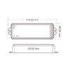 Controller RGB+CCT | 12-48V DC | 15A | RF 2.4G