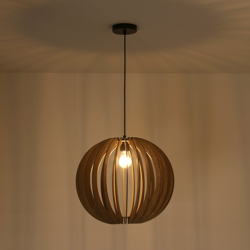 Hängeleuchte aus Holz 'GRETTA' | Ø 45cm | E27