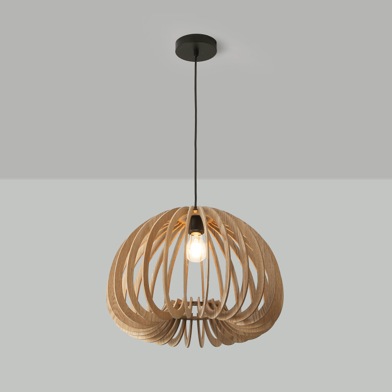 Hängeleuchte aus Holz 'VENEZIA' | Ø 45cm | E27