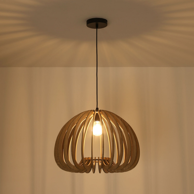 Hängeleuchte aus Holz 'VENEZIA' | Ø 45cm | E27