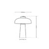 Lampada da tavolo "DOMO" design