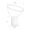 Lampada da tavolo "Lumeo Small" dal design raffinato