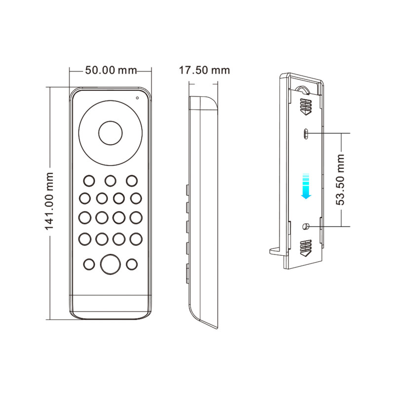 Telecomando LED RGB/RGBW/RGB+CCT | 8 zone
