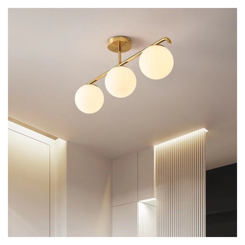Lampada da Soffitto tripla sfera TERINA