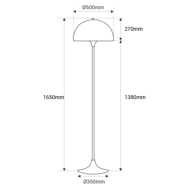 Lampada da Terra di Design PAOLA