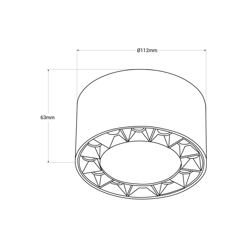 LED-Strahler 18W MIRABELLA | UGR18