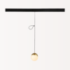 Lampada a sospensione sfera per binario magnetico 48V  6W