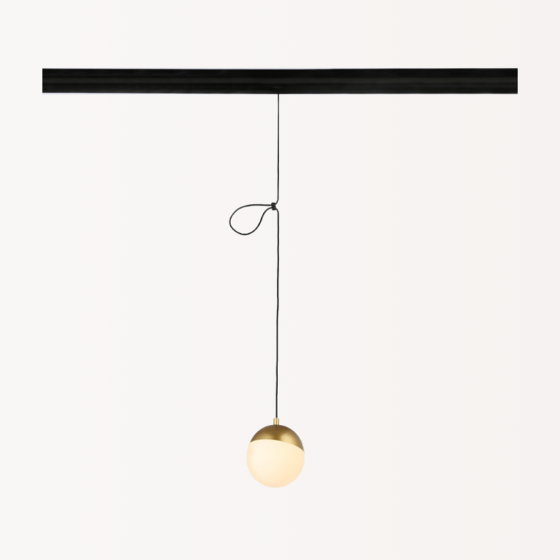 Lampada a sospensione sfera per binario magnetico 48V  6W