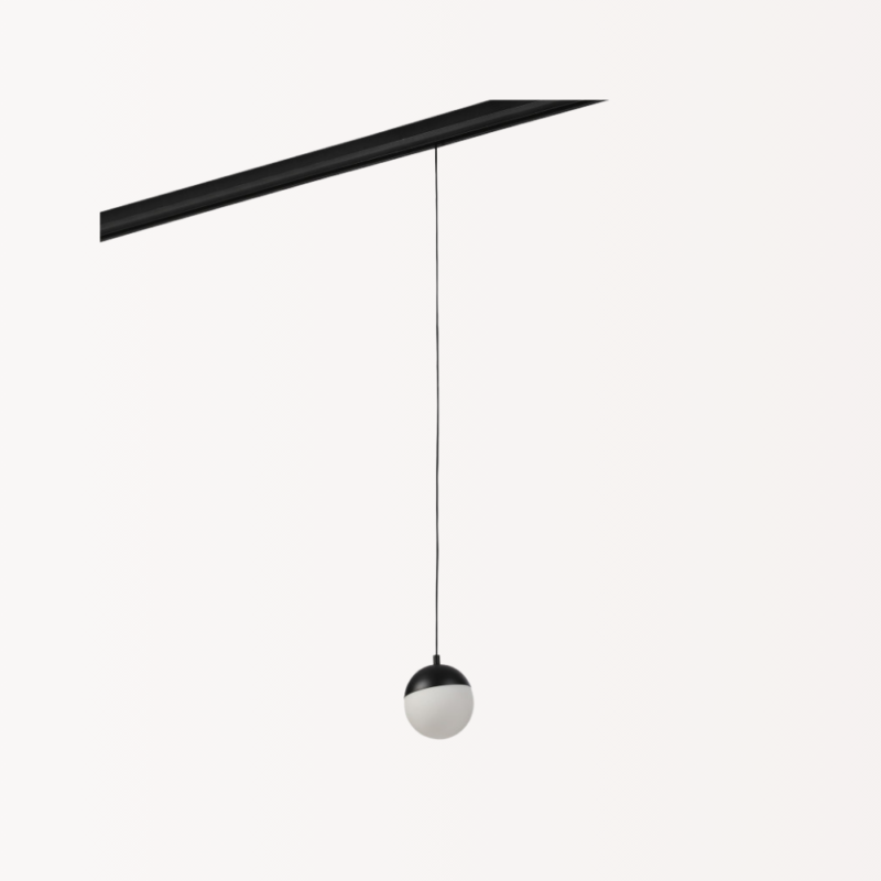 Lampada a sospensione sfera per binario magnetico 48V  6W