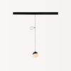 Lampada a sospensione sfera per binario magnetico 48V  6W