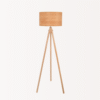 Lampada da terra a treppiede MARISA  in Legno
