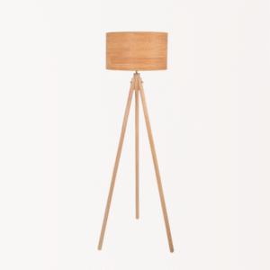 Lampada da terra a treppiede MARISA  in Legno