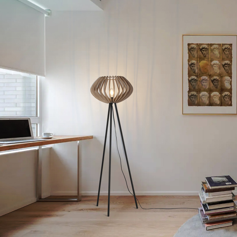 Lampada da terra legno Renata