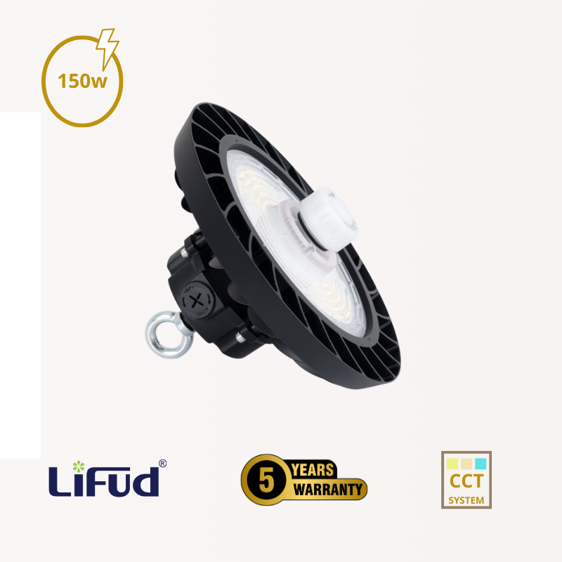 INDUSTRIELLE LED GLOCKE UFO 150W | CCT | BEWEGUNGSSENSOR
