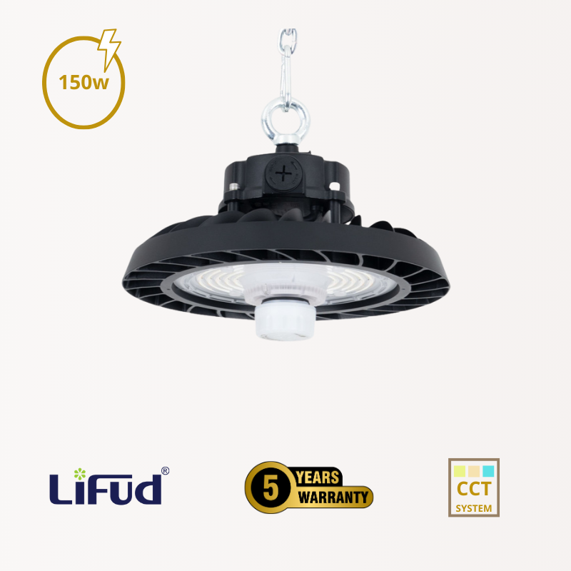 INDUSTRIELLE LED GLOCKE UFO 150W | CCT | BEWEGUNGSSENSOR